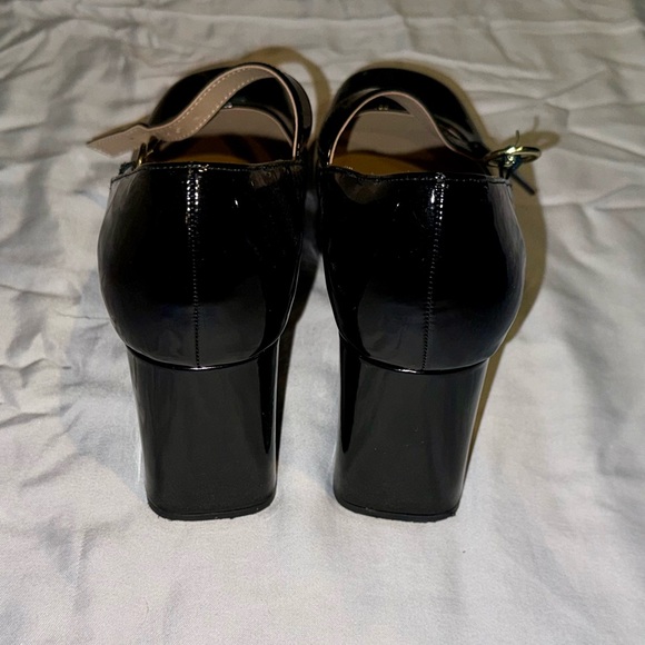 Black Mary Jane Heels - Picture 3 of 4